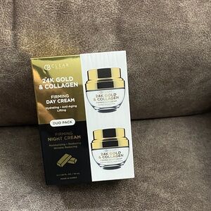 CLEAR 24K Gold & Collagen Firming Day & Night Moisturizer Duo -